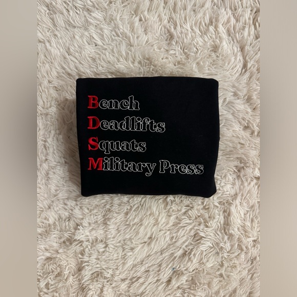 Gym Embroidered Sweatshirt!! - Picture 1 of 1